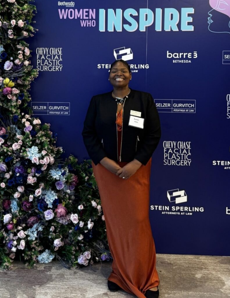 Esther Wells at the Women Who Inspire event